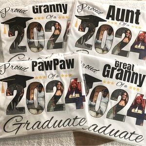 You choose the shirt color. Custom options are available.